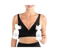 Pumping Bra Hands Free, Adjustable Breast Pump Bra And Nursing Bra All In One, All Day Wear for Most Breast Pumps,xl