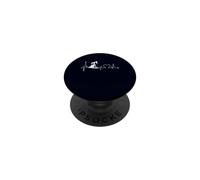 Pumpjack Divertido del Campo petrolífero EKG Heartbeat de la Plataforma de perforación Pet PopSockets PopGrip Adhesivo