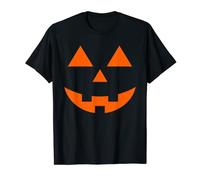 Pumpkin Apparel Camiseta de Halloween de Jack-O-Lantern Camiseta de Otoño para Niños y Niñas, Talla Pequeña, Color Naranja