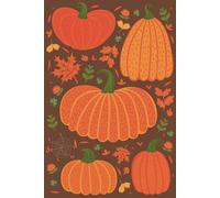 Pumpkin Autumn Notes Notebook 6x9 100 Lined Pages Notepad Diary Journal: Perfect Gift For Women, Girls, Men, and Kids Halloween Fall