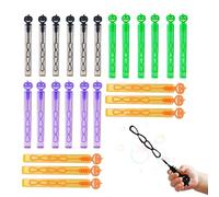 Pumpkin Bubble Wand | 24 Pieces Halloween Bubble Wands | Handheld Supplies Toys Party Favors Stuffers