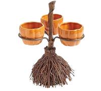 Pumpkin Candy Bowl - Bandeja de bocadillos de resina, servidor de golosinas navideñas | Portable Halloween Pastry Contenedor Aperitivo con el plato Tema, Organizador de postres para celebraciones Cent