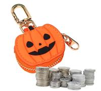 Pumpkin Coin Purse Keychain | Mini Pumpkin Spider Zipper Keychain Cute