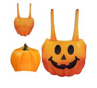 Pumpkin Costume - Cute Plush Cosplay Overall with Matching Hat, Soft Breath