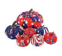 Pumpkin Decor - Realistic Fabric | 7-Piece Vegetable Table Centerpiece