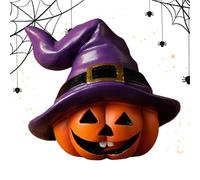 Pumpkin Decor, Witch Hat Pumpkin Ornament, Fall Table Centerpiece, Versatile Autumn Harvest Accent, Rustic Halloween Display, Fireplace Bookshelf Yard Garden Party Decoration