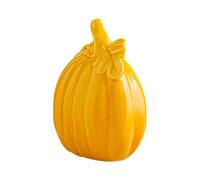 Pumpkin Decorations, Mantel Decor, Ceramic Pumpkin Set with 4.5 Inches Size, Halloween Fall Decors for Kitchen, Fireplace, Bookshelf, Living Room, Home, Dorms, Apartment, Indoor, Outdoor, White