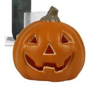 Pumpkin Desk Light - Tabletop Lighted Pumpkin| Halloween Pumpkins Resin Statue | Resin Pumpkins Statue Lamp | Festival Atmosphere Desk Light For Amusement Park Dining Table Harvest Day