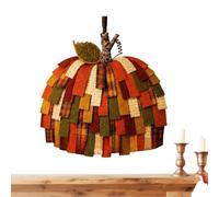 Pumpkin Door Hanger - 3D Fabric Handmade Rustic Foldable