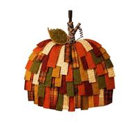 Pumpkin Door Hanger Rustic - Cloth Foldable Warm Pumpkin