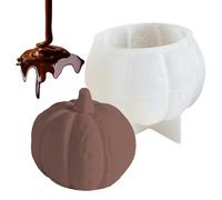 Pumpkin Epoxy Resin Molds - Molde de vela de silicona para Halloween Crafting Mold for Clay Chocolate Soap Butter, Reutilizable Flexible Mould DIY Art Projects | with Durable Heat Resistant Material