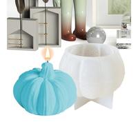 Pumpkin Epoxy Resin Molds - Molde de vela de silicona para Halloween Crafting Mold for Clay Chocolate Soap Butter, Reutilizable Flexible Mould DIY Art Projects | with Durable Heat Resistant Material