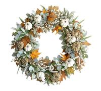 Pumpkin Garland 6ft Thanksgiving ABS Harvest Centerpiece with Pumpkins