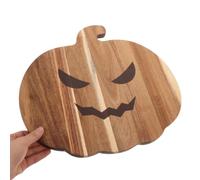 Pumpkin Ghost Charcuterie Board With Handle, Double Sided Serving Tray