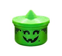 Pumpkin Halloween Candy Bucket - Trick or Treat Basket Spooky Holiday Party Style | Mini cesta de azúcar calabaza con asa, recipiente para tapa extraíble, Kids Kids Halloween Treat Storage D