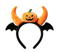 Pumpkin Headband - Headpiece With Bat Wings | Pumpkin Hair Bands Costume