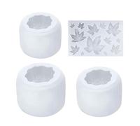 Pumpkin Molds - 4 Piece Autumn Maple Leaf Silicone Molds, Thanksgiving Set