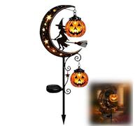Pumpkin Moon Garden Stake Light Solar Cat Design For Yard Decor (Type 5)