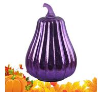 Pumpkin Night Light - Pumpkin genérico - 22x14,7 Cm de Encendido, Decoraciones de otoño con lámpara LED sin Llama a batería, luz Nocturna de Temporada Decorativa con Brillo cálido para la