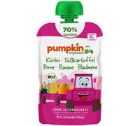 Pumpkin Organics Bolsita de Frutas Bio - Calabaza, Boniato, Pera, Plátano y Arándano - 100 g Pumpkin Organics