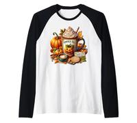 Pumpkin Patch Coffee Halloween Mug For Women Pumpkin Spice Camiseta Manga Raglan