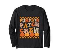 Pumpkin Patch Crew Fall Vibes, Amantes del otoño Manga Larga