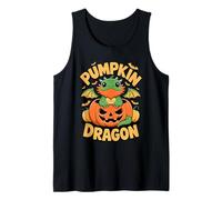 Pumpkin Patch Dragon Bearded Dragons Halloween Camiseta sin Mangas