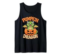 Pumpkin Patch Dragon Bearded Dragons Halloween Camiseta sin Mangas