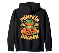 Pumpkin Patch Dragon Bearded Dragons Halloween Sudadera con Capucha