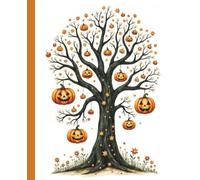 Pumpkin Patch Magic: Halloween Composition Book - Graph Paper: Halloween math, drawing, and graphing notebook with half-inch squares