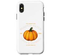 Pumpkin Patch U-Pick Hayride Rustic Farm Fun Carcasa para iPhone X/XS