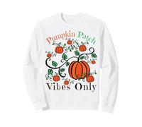 Pumpkin Patch Vibes Only Fall Girasol Calabazas Mujeres Niñas Sudadera