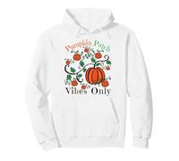 Pumpkin Patch Vibes Only Fall Girasol Calabazas Mujeres Niñas Sudadera con Capucha