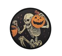 Pumpkin Patches, Halloween Embroidery Appliques, 3.15 inches Spooky Seasonal Decor, Iron On Craft Design, Sturdy Thread Stitching, Perfect for Jackets, Hats, Bags, Clothing