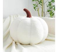 Pumpkin Pillows for Couch - Ultra-Plush Halloween & Fall Throw Pillows Decor, 3D Fluffy Jack O Lantern Pillow , Autumn Thanksgiving, Farmhouse Bedroom Decorations (#7,S)