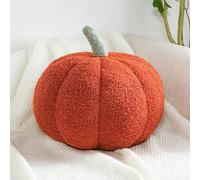 Pumpkin Pillows for Couch - Ultra-Plush Halloween & Fall Throw Pillows Decor, 3D Fluffy Jack O Lantern Pillow , Autumn Thanksgiving, Farmhouse Bedroom Decorations (#4,M)