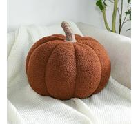 Pumpkin Pillows for Couch - Ultra-Plush Halloween & Fall Throw Pillows Decor, 3D Fluffy Jack O Lantern Pillow , Autumn Thanksgiving, Farmhouse Bedroom Decorations (#1,L)