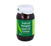 Pumpkin Seed Oil 60 cápsulas HealthAid - apoyo nutricional diario con aceite vegetal
