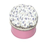 Pumpkin Sewing Pin Cushion - Classic Needle Pillow Holder | Soft Fabric Pincushion for Embroidery Quilting, Handy Pin Storage Pad with Organizer Box, Essential Tailoring Accessory