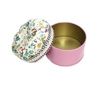 Pumpkin Sewing Pin Cushion - Classic Needle Pillow Holder | Soft Fabric Pincushion for Embroidery Quilting, Handy Pin Storage Pad with Organizer Box, Essential Tailoring Accessory