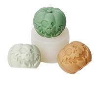 Pumpkin silicona molde - Halloween Art Craft Soap Making Epoxy Resin Casting Candle Molds - Aesthetic Desk Decor Home Party Decorations Resin Mold For Halloween - Silicona Pumpkin Mold