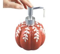 Pumpkin Soap Dispenser | Funny Refillable Ceramic | Halloween Dish Soap Dispenser | for Halloween Thanksgiving Harvest Festival Kitchen Shower Restroom Farmhouse