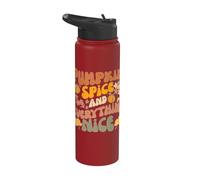 Pumpkin Spice And Everything Nice Fall Season Fall Stainless Steel Insulated Water Bottle