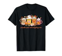 Pumpkin Spice and Everything Nice Thanksgiving Fall Vibes Camiseta
