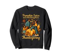 Pumpkin Spice and Everything Nice That is Thanksgiving Sudadera