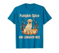 Pumpkin Spice and Labrador, Bonito y Divertido Perro, mamá, Acogedor otoño Camiseta