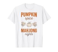 Pumpkin Spice and Mahjong Nights Fall Autumn Camiseta
