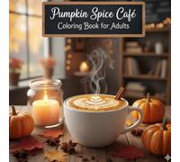 Pumpkin Spice Café Coloring Book for Adults: Cozy Autumn Coffee Moments, Fall Leaves & Latte Art Relaxation Pages: Relax and unwind with cozy coffee ... for autumn lovers and coffee enthusiasts