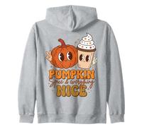 Pumpkin Spice Everything Nice Autumn Peace Sign Sudadera con Capucha
