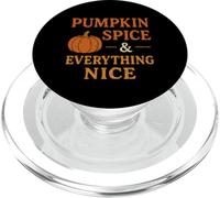 Pumpkin Spice & Everything Nice - Juego de Palabras de otoño PopSockets PopGrip para MagSafe